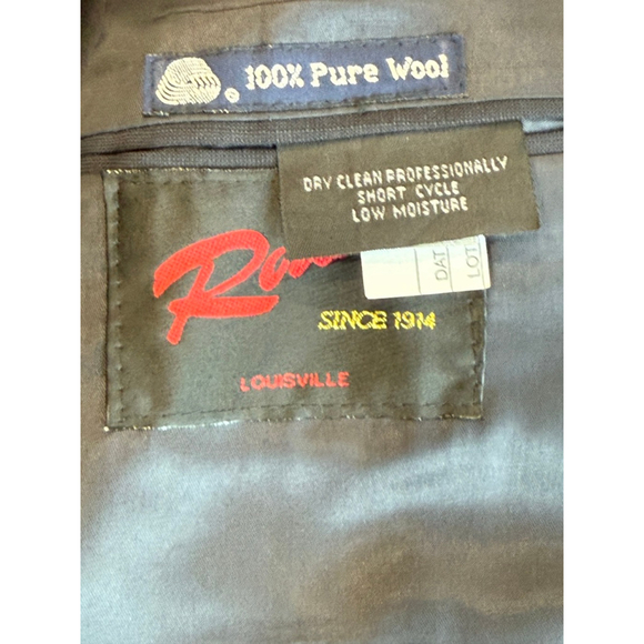 Vintage Burberrys’ 100% Wool Blazer Men’s 42-44R 2-Button Sport Coat USA - Picture 9 of 13